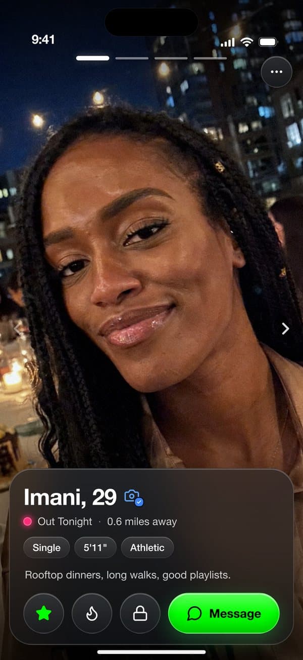 A verified Gaydar profile
